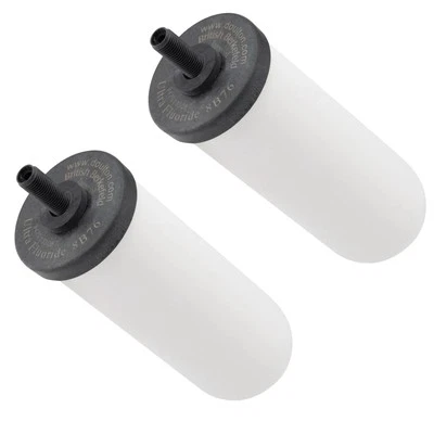 Ultra Fluoride Ceramic Water Filter Cartridge 2 Pack for Clean Drinking Water - Image 1 of 4