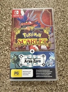 Pokemon escarlata + El tesoro oculto del área cero NINTENDO SWITCH NUEVO - Imagen 1 de 3