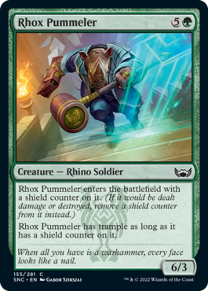 x1 Rhox Pummeler - Streets of New Capenna - NM - MTG - Image 1 of 1