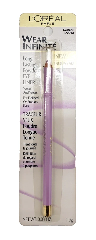 NEW L'OREAL WEAR INFINITE LONG LASTING POWDER EYE LINER - LAVENDER - Image 1 of 1