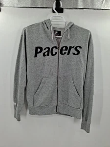 Indiana Pacers Medium Gray Full Zip Sweater Coat - Picture 1 of 9