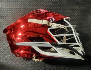 Casco Pro Lacrosse Cromato, Cromato Rosso Small/Med - Foto 1 di 6