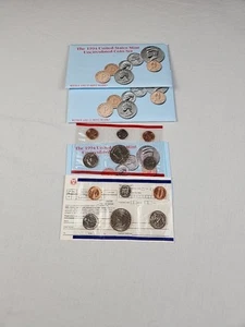 1994 US Uncirculated Mint Set 10 Coin United States Philadelphia Denver Lot Of 2 - Picture 1 of 2