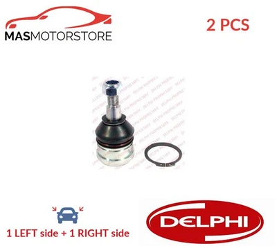 SUSPENSION BALL JOINT PAIR FRONT LOWER DELPHI TC2406 2PCS FOR SMART FORFOUR - Image 1 of 4