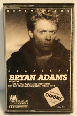 Bryan Adams – Reckless ( Cassette, 1984) CrO2 RCA Music Service Edition - Image 1 of 4