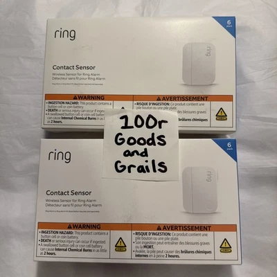 2x Ring Alarm Contact Sensor 6-Pack 2nd Gen 6 Doors or Windows White - 12 TOTAL - Image 1 of 3