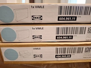 VIMLE Bezüge für 2er Sitzelement und 2 Armlehnen Saxemara hellblau 404.960.89 - Bild 1 von 2