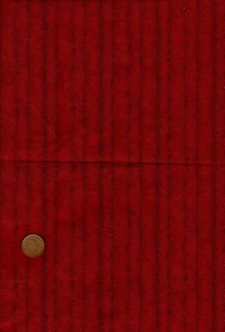 100% Cotton Fabric Debbie Mumm Shaded Stripes Dark Red & Rust Craft Christmas - Picture 1 of 1