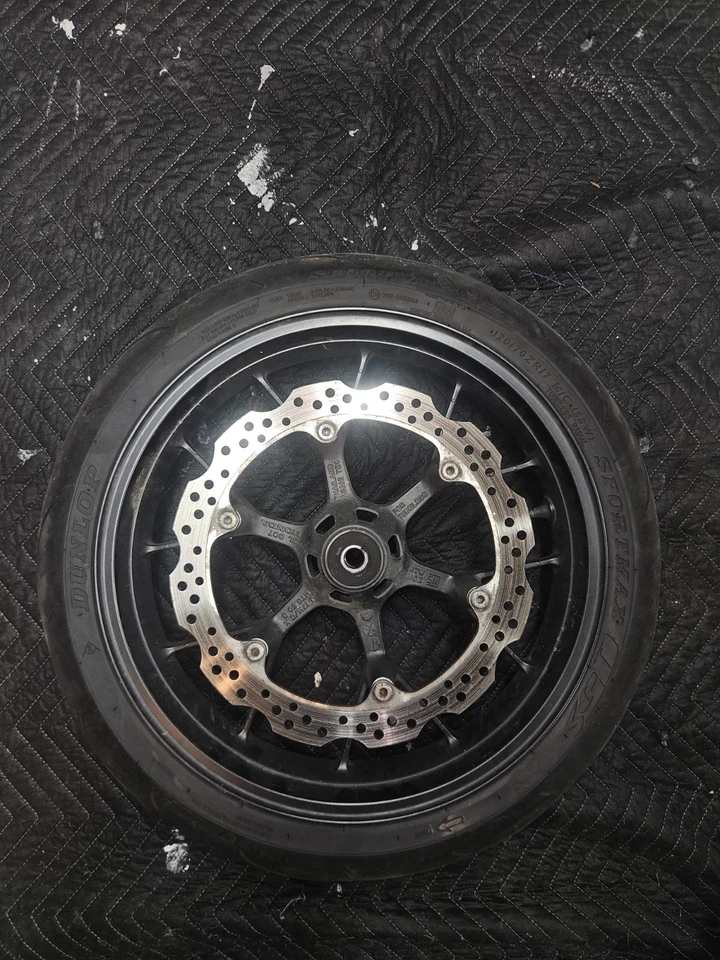 Honda CBR500R 2017 18 19 rueda delantera llanta rotor recto verdadero bueno Foto 1 de 3