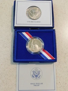 1986-D 1986-S Statue of Liberty Commemorative Half Dollars OGP - Picture 1 of 3