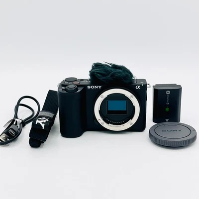 [Mint] SONY ZV-E10 II ZV-E10M2 Mirrorless Camera Black  #9618b1 - Image 1 of 4