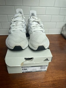 Adidas Ubounce DNA C Kids Size 13k White - Picture 1 of 7