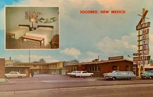 Socorro NM "The El Rio Motel” Postcard New Mexico - Picture 1 of 2