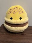 Squishmallows 11” Visconti the Yellow Macaron Brand New with Tag