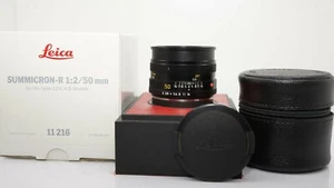 LEICA Summicron-R 50mm f/2 MF "Leica R Only"Lens Boxed #3511712 - Picture 1 of 12