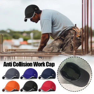 Bump Protective Hat Safety Helmet Hard Inner Shell Adjustable Baseball Cap Hot - Picture 1 of 21
