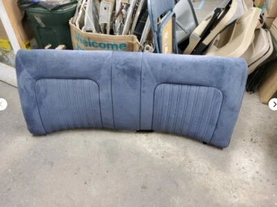 1977-1990 Caprice Impala 88 LeSabre Parisienne Back Rear Seat Upper Cushion BLUE - Image 1 of 4
