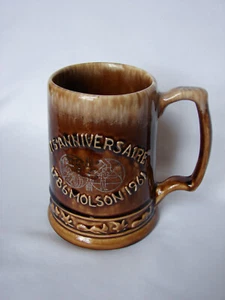 Vintage Molson Beer / Ale Anniversary Mug / Stein 1786-1961 - Bild 1 von 8