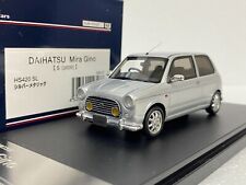 1:43 HI STORY HS420SL Daihatsu Mira Gino 2000 Mini resin scale model car JDM