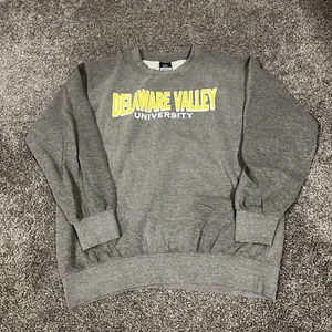 Delaware Valley University MV Sports Pullover Crewneck Sweatshirt Men’s Size L - Picture 1 of 11