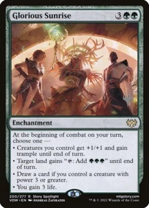 MTG Glorious Sunrise (200p/126) Innistrad Crimson Vow Promos LP - Picture 1 of 1