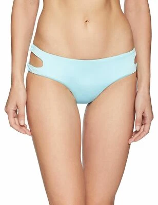 Bikini Lab Junior's Recorte Hipster Bikini Traje de Baño Parte Inferior, Aqua, Mediano Foto 1 de 2
