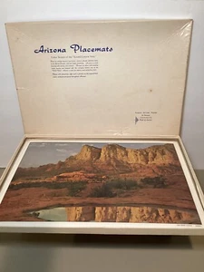 Juego de 6 manteles individuales Bright of America Arizona caja original de colección - Imagen 1 de 9