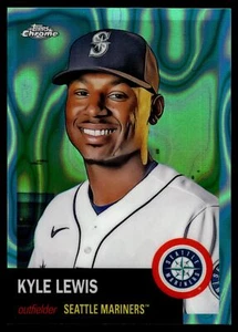 2022 Topps Chrome Platinum Anniversary KYLE LEWIS AQUA LAVA REFRACTOR /299 #247 - Picture 1 of 2