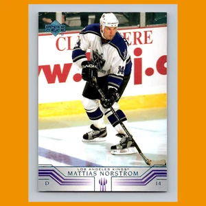 Tarjeta de hockey Mattias Norstrom #312 2001 Upper Deck Los Angeles Kings NHL CASI NUEVA - Imagen 1 de 3