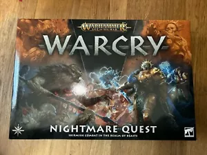 Giochi Workshop Warcry Nightmare Quest nuovi con scatola gioco nuovo sigillato Warhammer Army - Foto 1 di 3