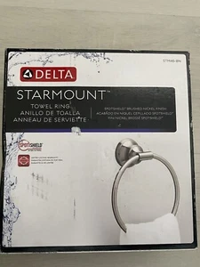 Delta Starmount Handtuchring in Nickel gebürstet - Bild 1 von 2