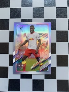 2020-21 Topps Chrome X Aoki UCL Dayot Upamecano Neon Future III /75 RB Leipzig b - Bild 1 von 2