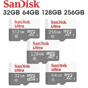 Scheda di Memoria Micro SD Ultra 32 64 128 256 512 gb class 10 SDHC SDXC TF - Foto 1 di 12