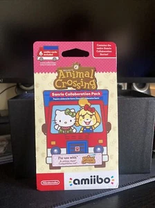Nintendo amiibo Animal Crossing: New Horizon Sanrio Collaboration Pack (6 Cards) - Picture 1 of 2