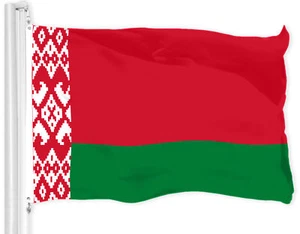 G128 Belarus Belarusian Flag 3x5 Ft LiteWeave Pro Series Printed 150D Polyester - Picture 1 of 6