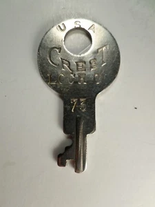 Vintage Crest Lock Company #73 Schlüssel - Bild 1 von 6