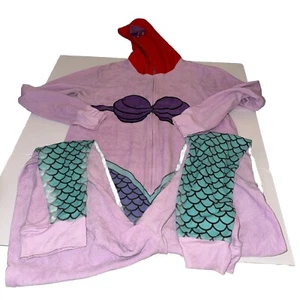 Little Mermaid Disney Ariel Pajamas onepiece Sleeper Adult Large - Bild 1 von 2