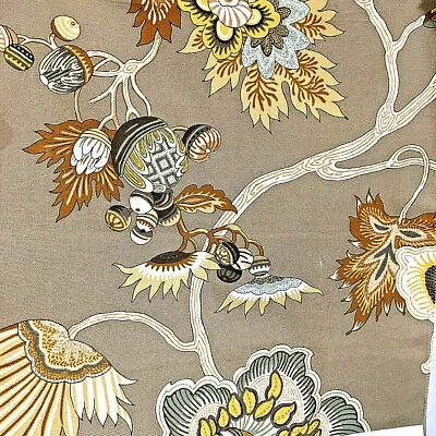 ROBERT ALLEN Diseñador Floral Tela Ligera Tapicería Edredón Coser 17" Cuadrado Artesanía FTSQ Foto 1 de 4