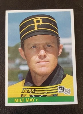 1984  Donruss Baseball #386 Milt May  - Image 1 of 2