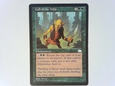 Call of the Wild	 Weatherlight - Magic the Gathering MTG - Green