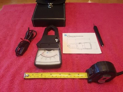 TIF INSTRUMENTS 1250 AC ABRAZADERA EN VOLTIO OHM AMPERÍMETRO CON ESTUCHE Foto 1 de 4