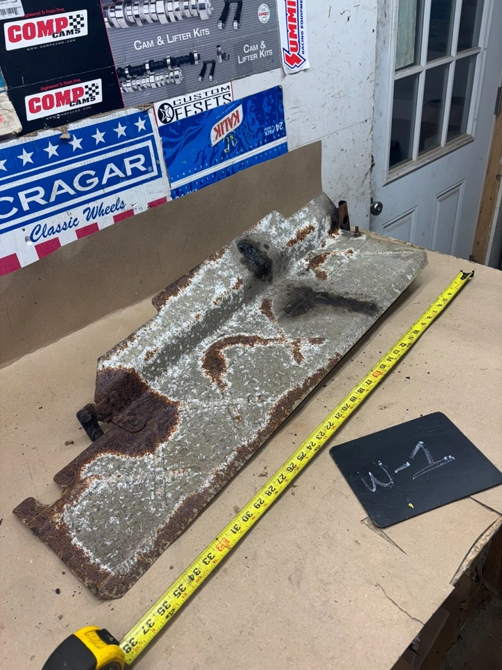 Ford F150 F250 F350 1980-1997 tanque de sillín convertidor gato placa de protección térmica 86 87 Foto 1 de 4