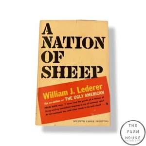 A Nation of Sheep by William J Lederer - 1961 - 7th printing LARGE PRINT - Imagen 1 de 15