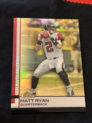 Карта 2009 Topps Finest Gold Refractor No10 Мэтт Райан 29/75 Atlanta Falcons - Изображение 1 из 4