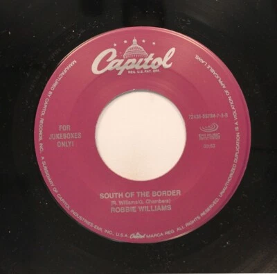 Pop 45 Robbie Williams - Millennium / South Of The Border On Capitol - Image 1 of 2