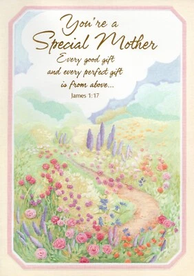 Tarjeta religiosa en relieve del día de la madre PARA MADRE por Gibson Greetings + Sobre Foto 1 de 4