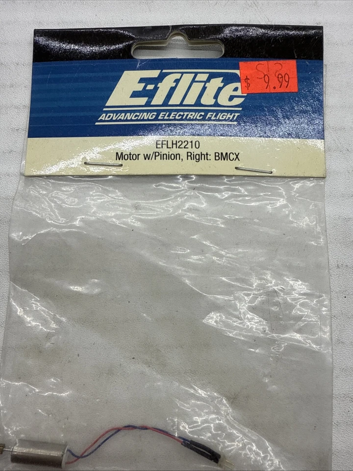 E-FLITE HELICOPTER PART - EFLH2210 = RIGHT MOTOR WITH PINION: BMCX - Image 1 of 1