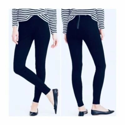 J Crew Pixie Pants Sz: 0S 25x27 mid rise Navy  Style: 31090  Structured Leggings - Image 1 of 4