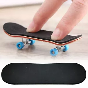 Black Fingerboard Grip Tape Protective Foam Grips Nonslip Finger Toy Skateboards - Foto 1 di 14