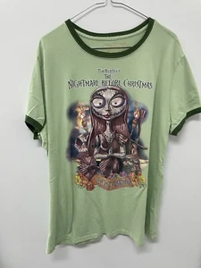 Disney Nightmare Before Christmas Sally Tiki Kingdom Ringer T-Shirt XL 0924 - Picture 1 of 6